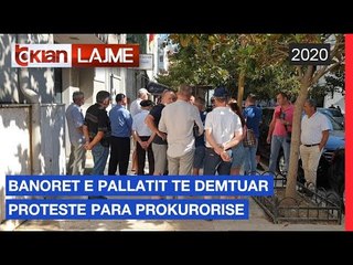 Banoret e pallatit te demtuar proteste para prokurorise | Lajme - News