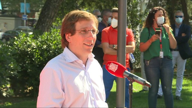 Almeida estudia el aforo de Cibeles para los aficionados del Real Madrid