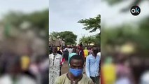 Manifestantes invaden la sede de la televisión de Mali para pedir la dimisión del presidente