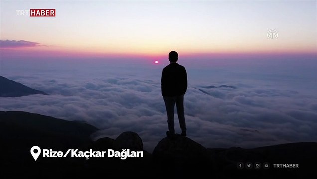 Kaçkar Dağları'nda bulut denizi nöbeti