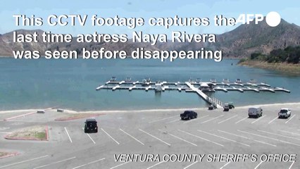 CCTV footage shows 'Glee' star Naya Rivera arriving at lake before her disappearance