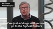 Bill Gates warns against vaccines, drugs 
