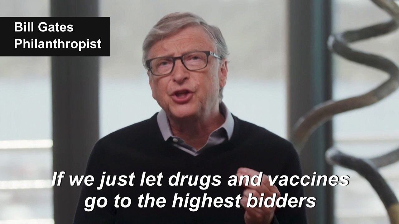 Bill Gates warns against vaccines, drugs "going to highest bidder"