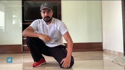 पुष्कर जोगने केले Hand Claps Push-Ups चॅलेंज
