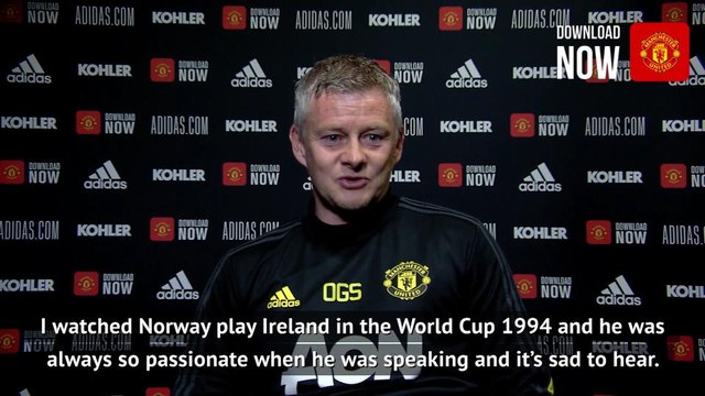 Solskjaer pays tribute to 'gentleman' Jack Charlton