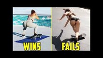 Funny Girls Skateboarding! (Wins vs Fails)