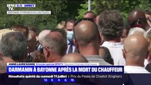 Gérald Darmanin rencontre les collègues de Philippe Monguillot, le chauffeur de bus de Bayonne mort après une agression