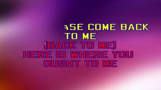 Cunnie Williams - Come Back To Me Karaoke