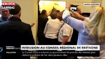 Des militants anti-OGM font violemment irruption au Conseil régional de Bretagne (vidéo)