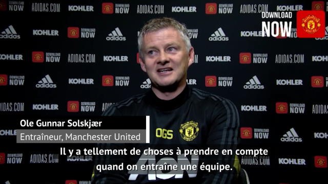 35e j. - Solskjær : Aucune raison de changer