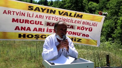 Artvin’de sezonun ilk bal hasadı yapıldı