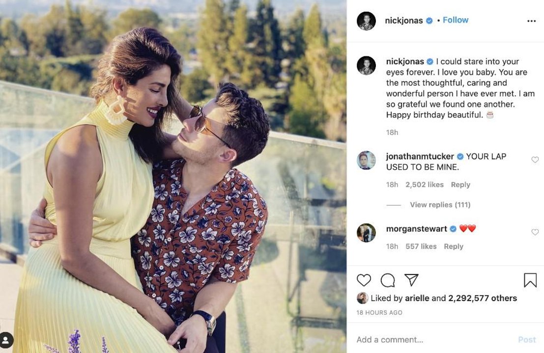 Nick Jonas schwärmt von Priyanka Chopra