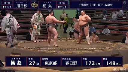 Asahisho vs Tochimaru - July 2020, Makushita - Day 2
