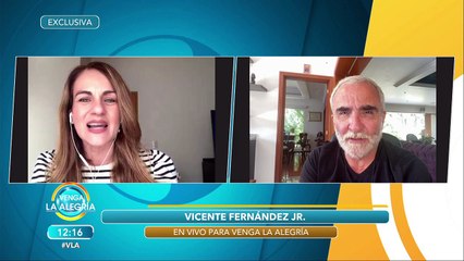 ¡EN EXCLUSIVA! Vicente Fernández Jr. dio positivo a la prueba de COVID-19. | Venga La Alegría
