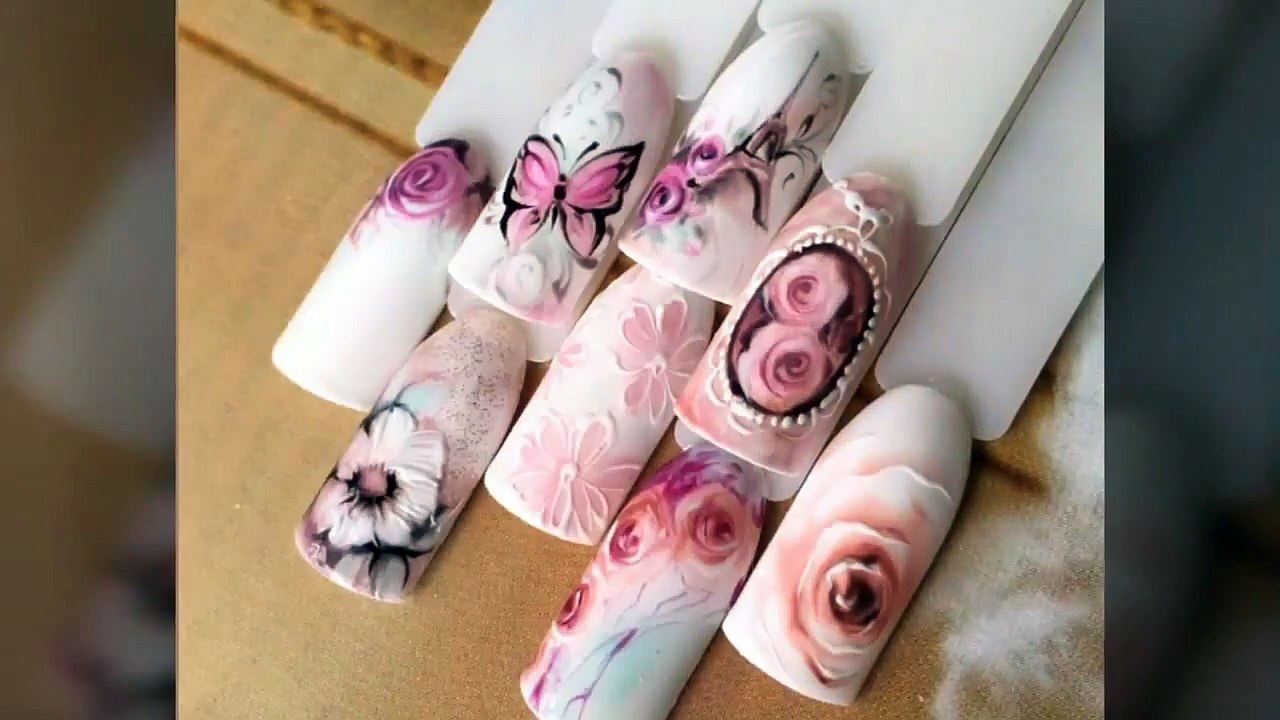 Vintage Nail Art Designs