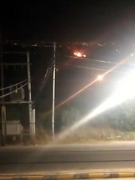 سقوط قذيفة شمال الاردن جراء غارة اسرائيلية على سوريا