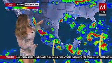 El clima para hoy 20 de julio, Pamela Longoria
