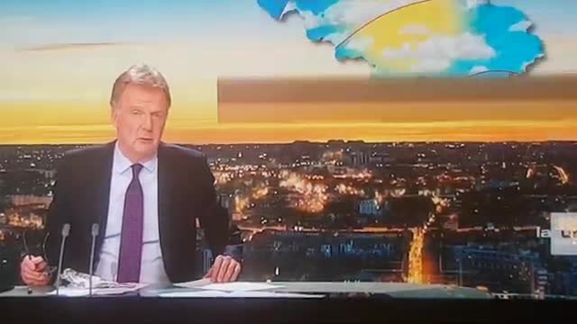 François De Brigode promeut le port du masque au JT