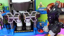 Imaginext Villain Robot takes over Superhero Batman BatBot saves Police Bane Just4fun290