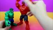 Marvel Avengers Assemble Red Hulk Rage Vs. Incredible HULK and Toy Story Sarge's helicopter