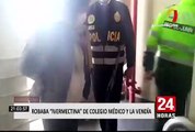 Huancayo: detienen a mujer que robaba Ivermectina del Colegio Médico y la vendía en redes sociales