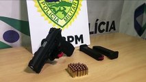 Rapaz realiza disparos em via pública e é preso após denúncias no Cascavel Velho
