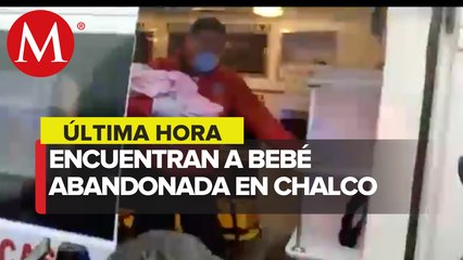 Abandonan a recién nacida en plaza comercial de Chalco