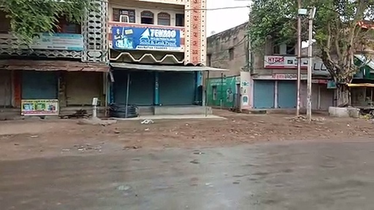 शाजापुर में भी पूर्ण लॉकडाउन आज, चप्पे चप्पे पर पुलिस तैनात