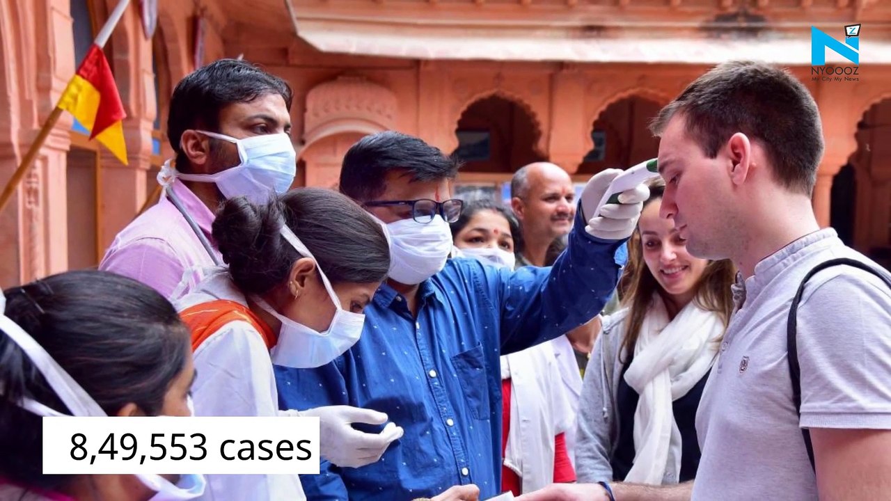 India's COVID-19 tally nears 8.5 Lakh with 28,637 fresh cases