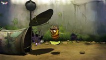 watch the cartoon video mike and turbo fighting with honey bee