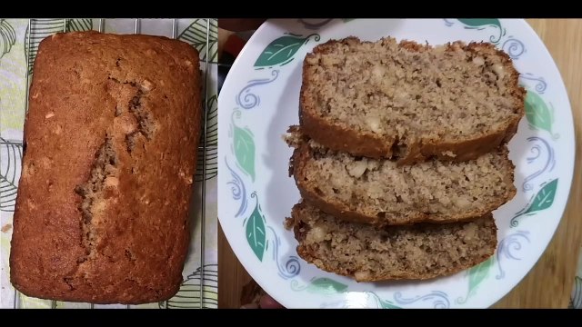 Easy Wheat Banana Bread | Wheat Banana Loaf Cake | Atta Banana Bread | Bread Recipe | Stir and Serve