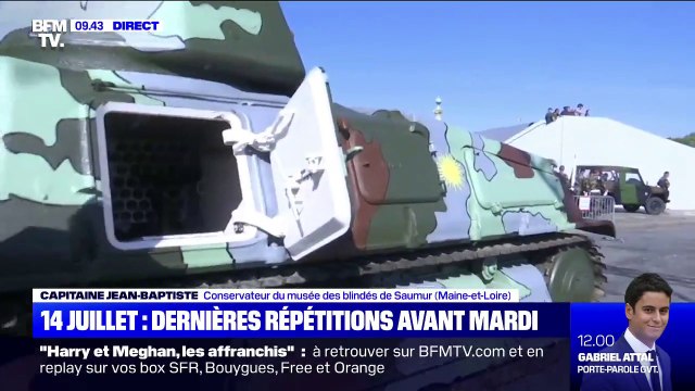 Répétitions du 14-Juillet: à bord d'un ancien char de combat