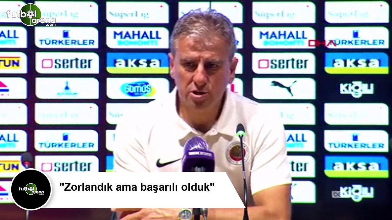 Hamza Hamzaoğlu: "Zorlandık ama başarılı olduk"