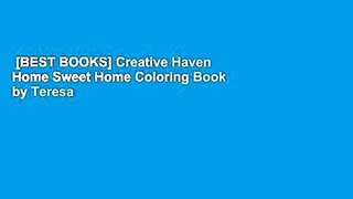 [BEST BOOKS] Creative Haven Home Sweet Home Coloring Book by Teresa