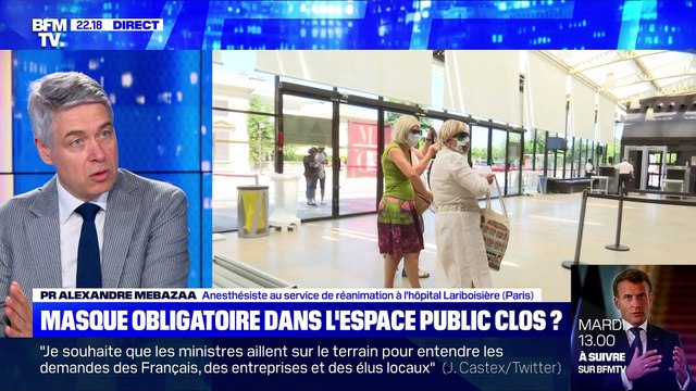 Masque obligatoire dans l'espace public clos ? - 11/07