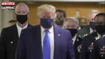 Coronavirus : Donald Trump s'affiche avec un masque pour la première fois (vidéo)