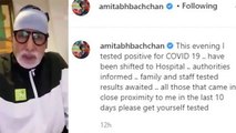 Amitabh Bachchan Tested Positive For Covid-19 - Admitted To Nanavati Hospital latest update new video Amitabh sir ko corona virus.