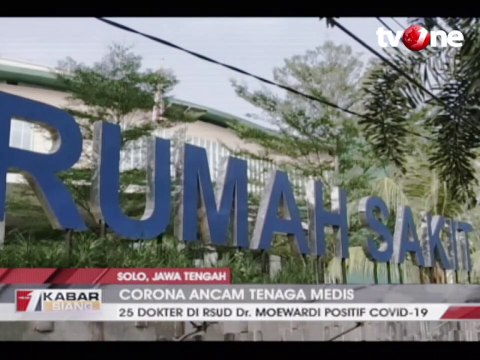 25 Dokter RSUD dr Moewardi Positif Covid-19