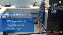 Nội Thất Căn Hộ Richstar Tân Phú - Tủ bếp mdf chống ẩm phủ acrylic đẹp lung linh