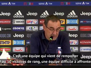 32e j. - Sarri : "Un point important contre l'une des équipes les plus en forme d'Europe"