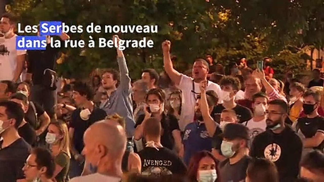 Belgrade: cinquième soirée de manifestation contre la gestion de la pandémie