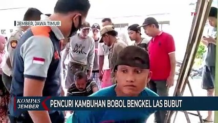Pencuri Kambuhan Resahkan Warga, Bengkel Las Bubut pun Dibobol