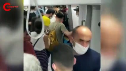 Metroda iğrenç olay..."Allah belanı versin!"