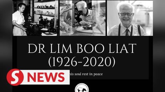 Malaysian zoology pioneer Dr Lim Boo Liat dies at 94