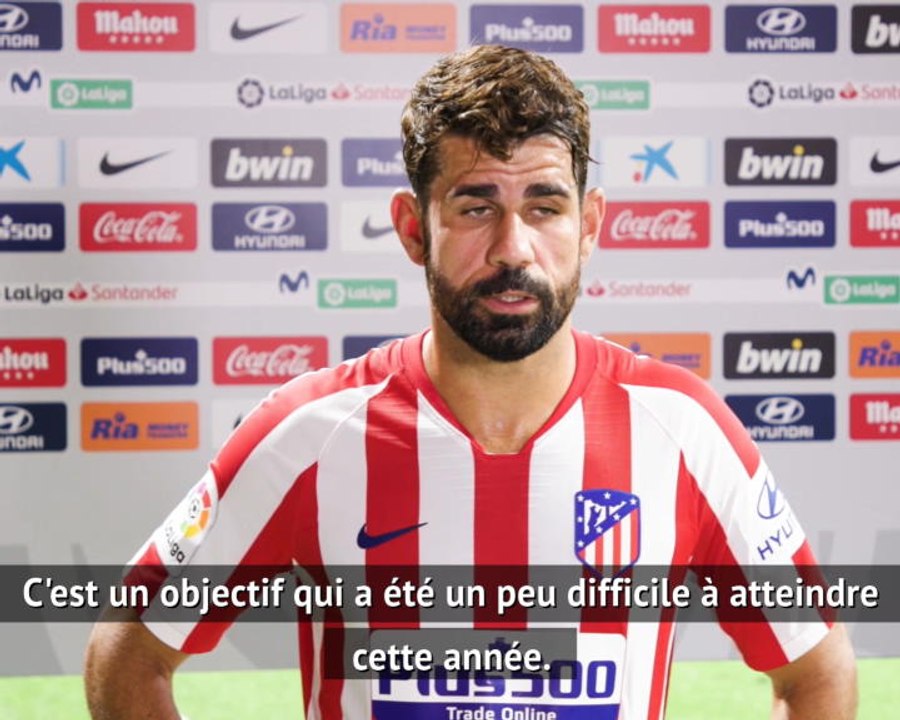 36e j. - Diego Costa : "L'Atlético doit être en Ligue des Champions chaque année"