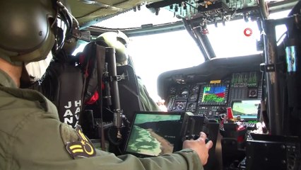 Jandarma Şile’de helikopter destekli denetimlerini sürdürdü