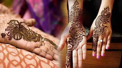 आसान मेंहदी डिजाइन Easy Mehndi Designs Mehndi Designs For Begginers Boldsky