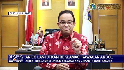 Berbeda dengan Anies, WALHI: Reklamasi Tak Berkaitan dengan Penanganan Banjir