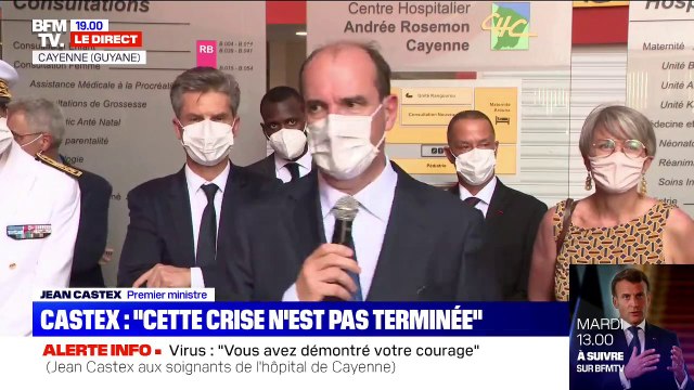 Jean Castex en Guyane: Cette crise sanitaire n'est pas terminée