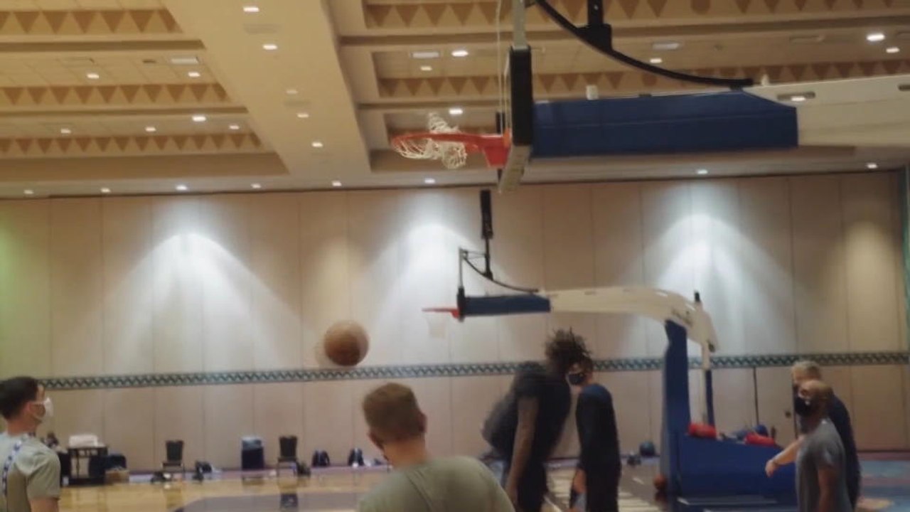 Behind the scenes at the NBA Disney World 'bubble'